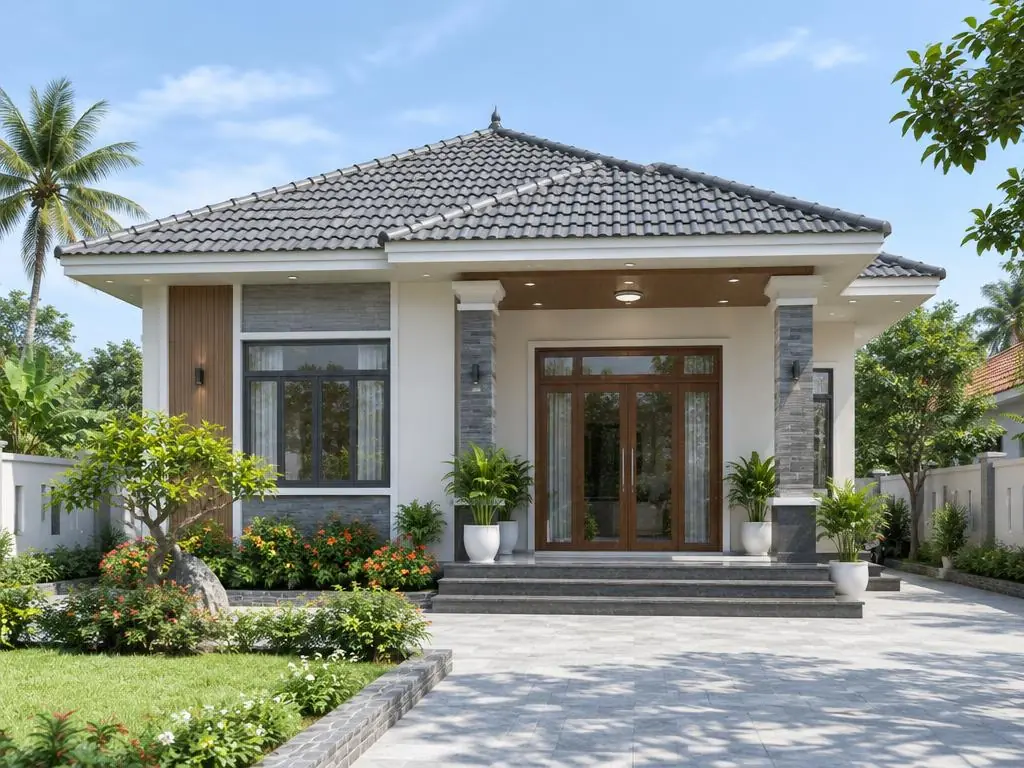 Nhà cấp 4 mái ngói